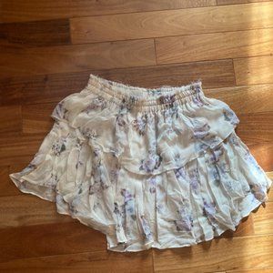 LoveShackFancy Floral Skirt